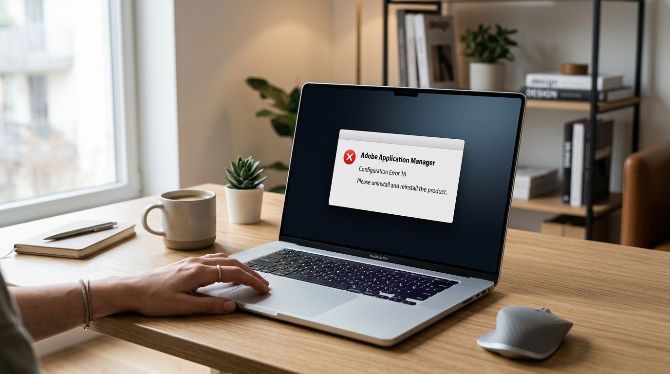 How to Fix Adobe Error error-code-16 — Configuration Error 16 [2026]