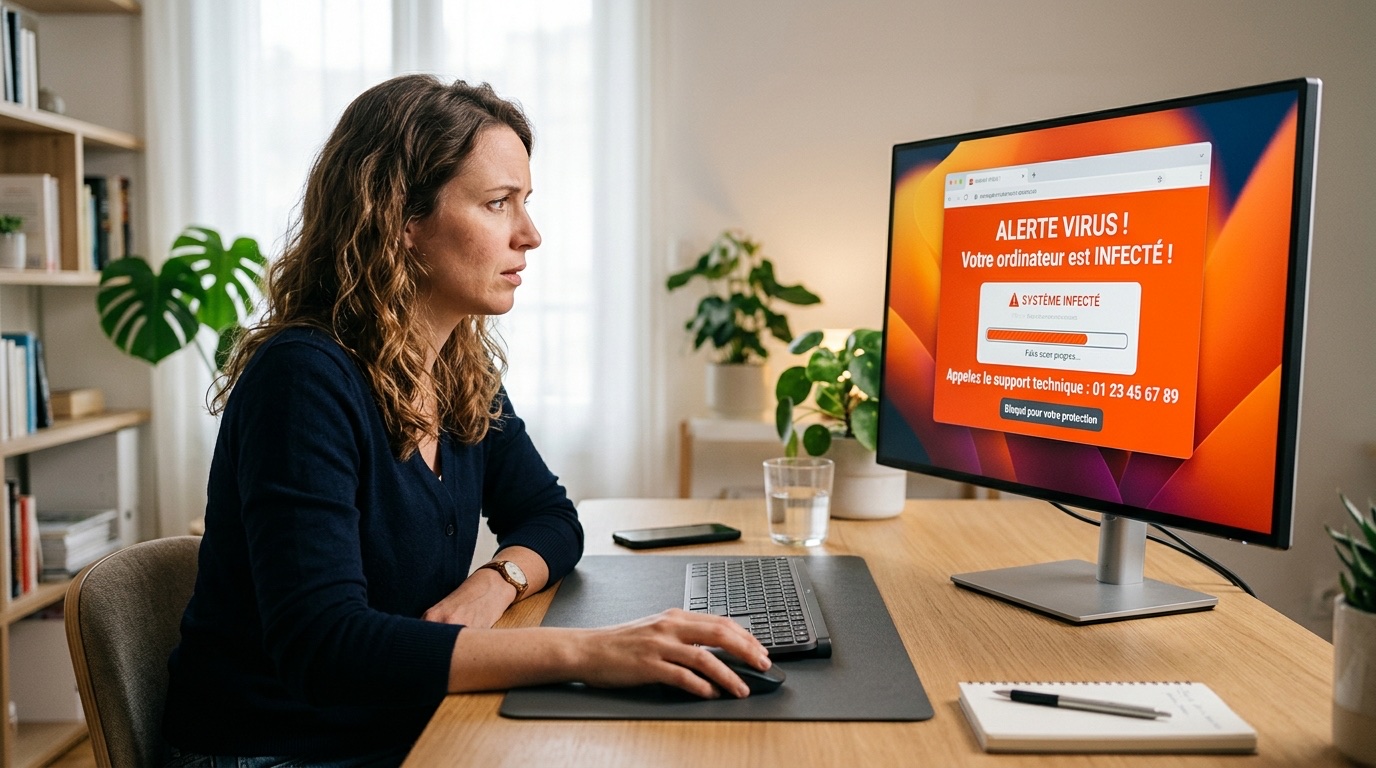 Arnaque Pop-up Virus sur Ordinateur : Comment Identifier et Réagir