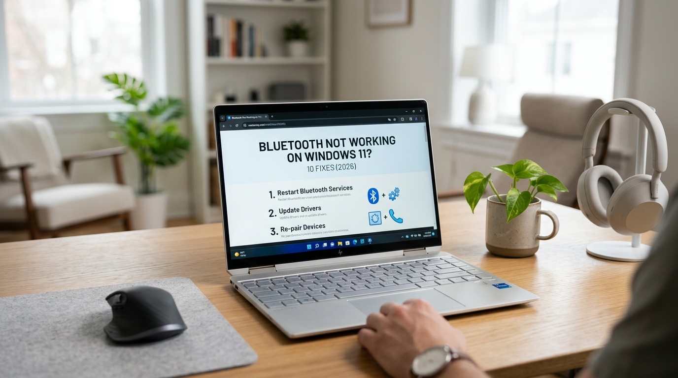 Bluetooth Not Working on Windows 11? 10 Fixes [2026]