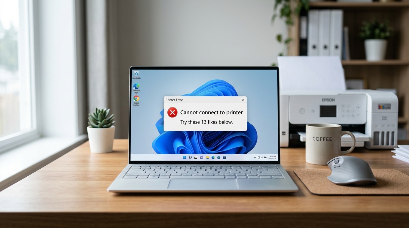 Cannot Connect to Printer? 13 Fixes for Windows 11