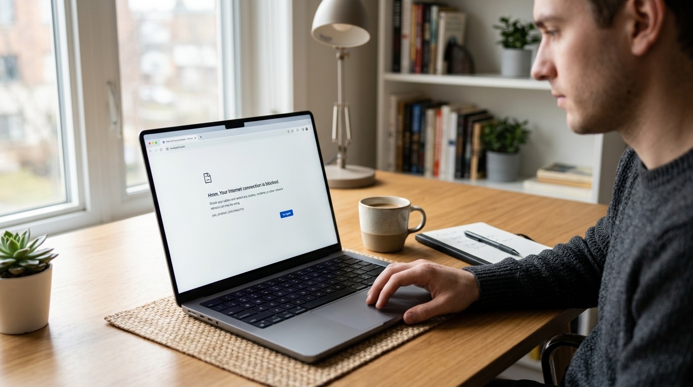 How to Fix Chrome Error err-internet-disconnected — Internet Disconnected [2026]