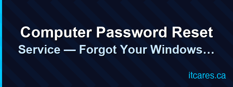 Computer Password Reset Service — Forgot Your Windows Password?