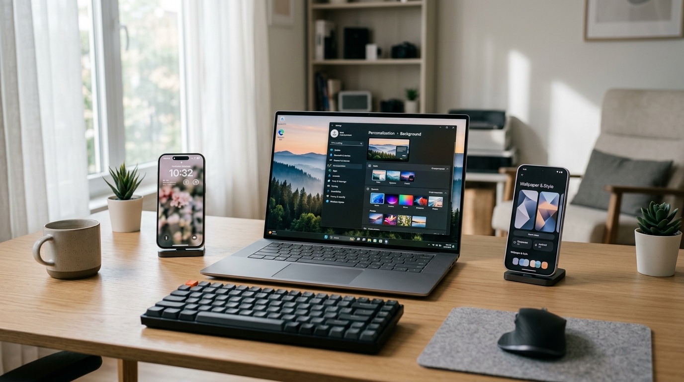 How to Change Wallpaper — Windows, Mac, iPhone, Android (2026)