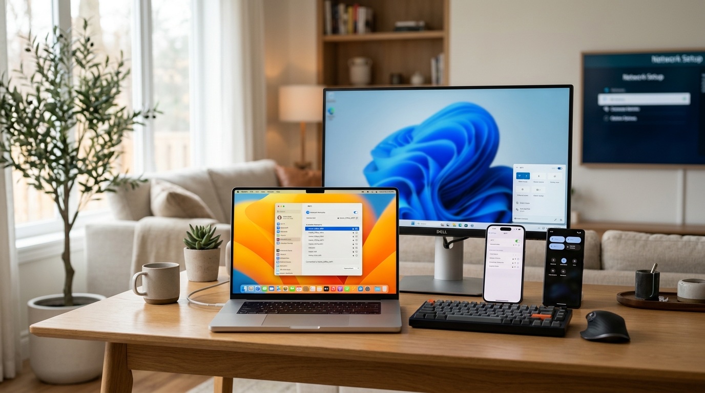 How to Connect to WiFi — Every Device (Windows, Mac, iPhone, Android, Smart TV)