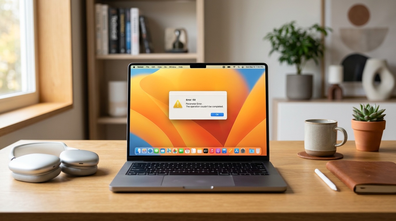 How to Fix Mac Error -50 — Parameter Error [2026]