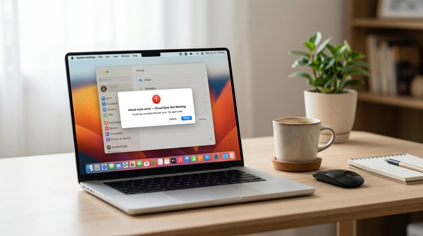 How to Fix Mac Error icloud-sync-error — iCloud Sync Not Working [2026]