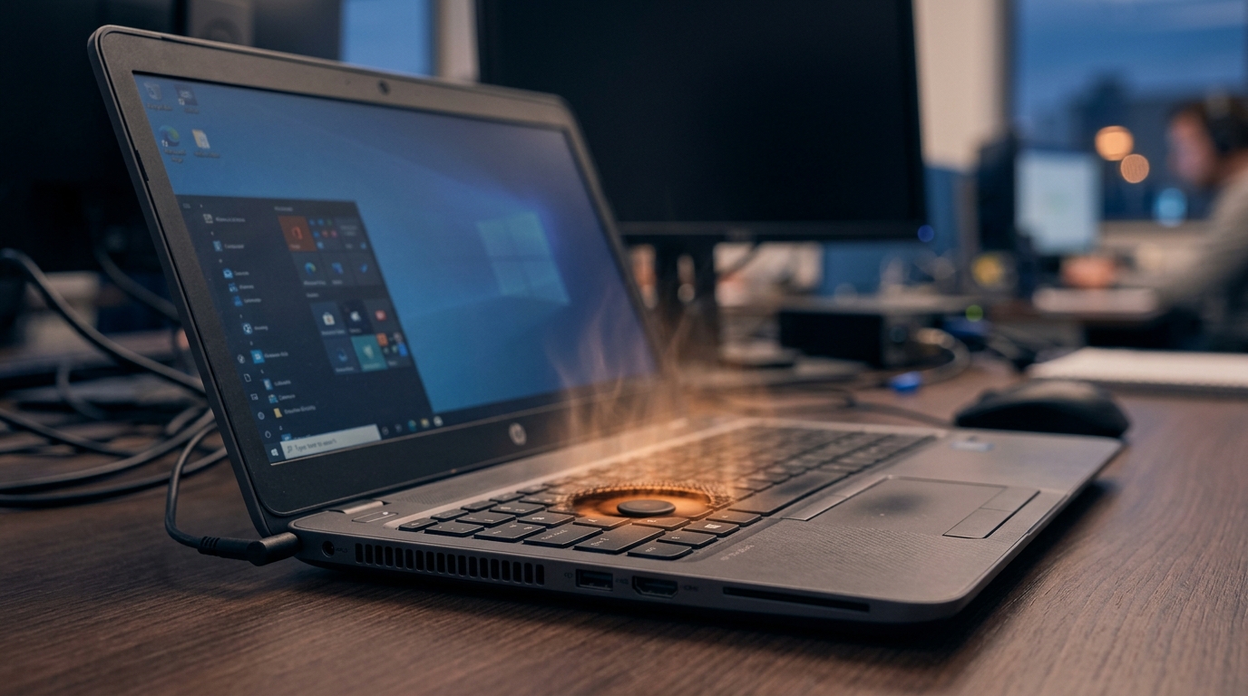 PC de bureau Windows qui chauffe avec ventilateur bruyant — IT Cares