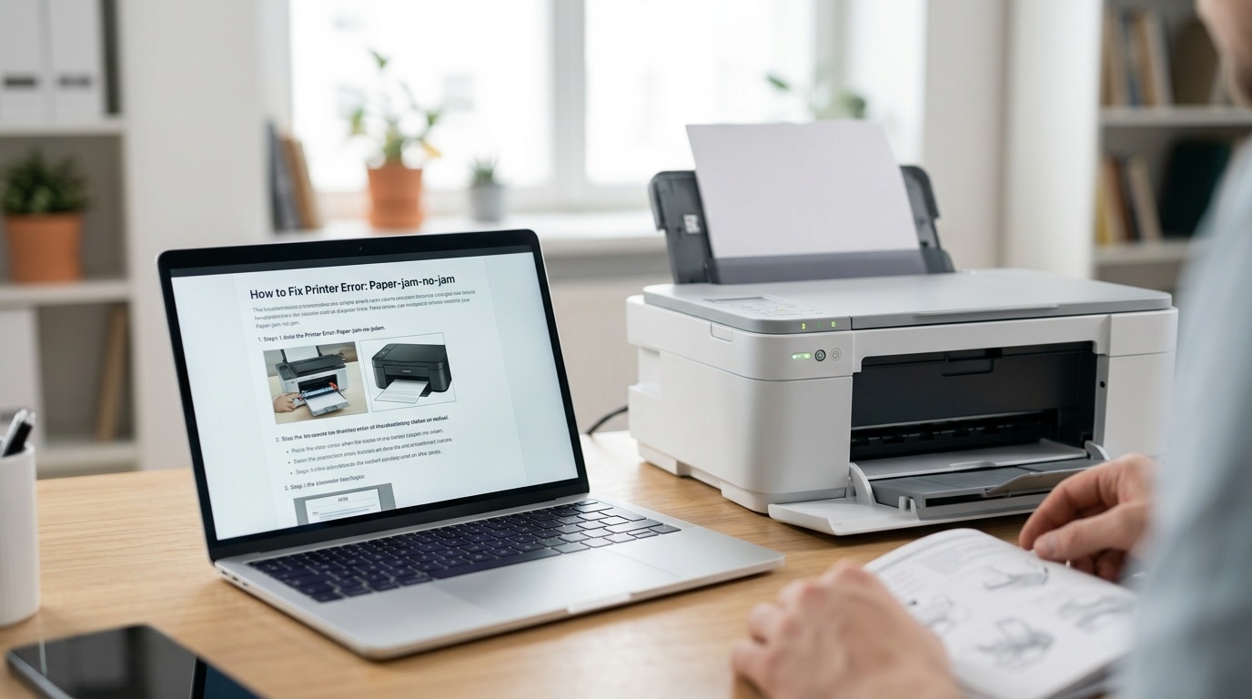 How to Fix Printer Error paper-jam-no-jam — Paper Jam Error But No Paper [2026]