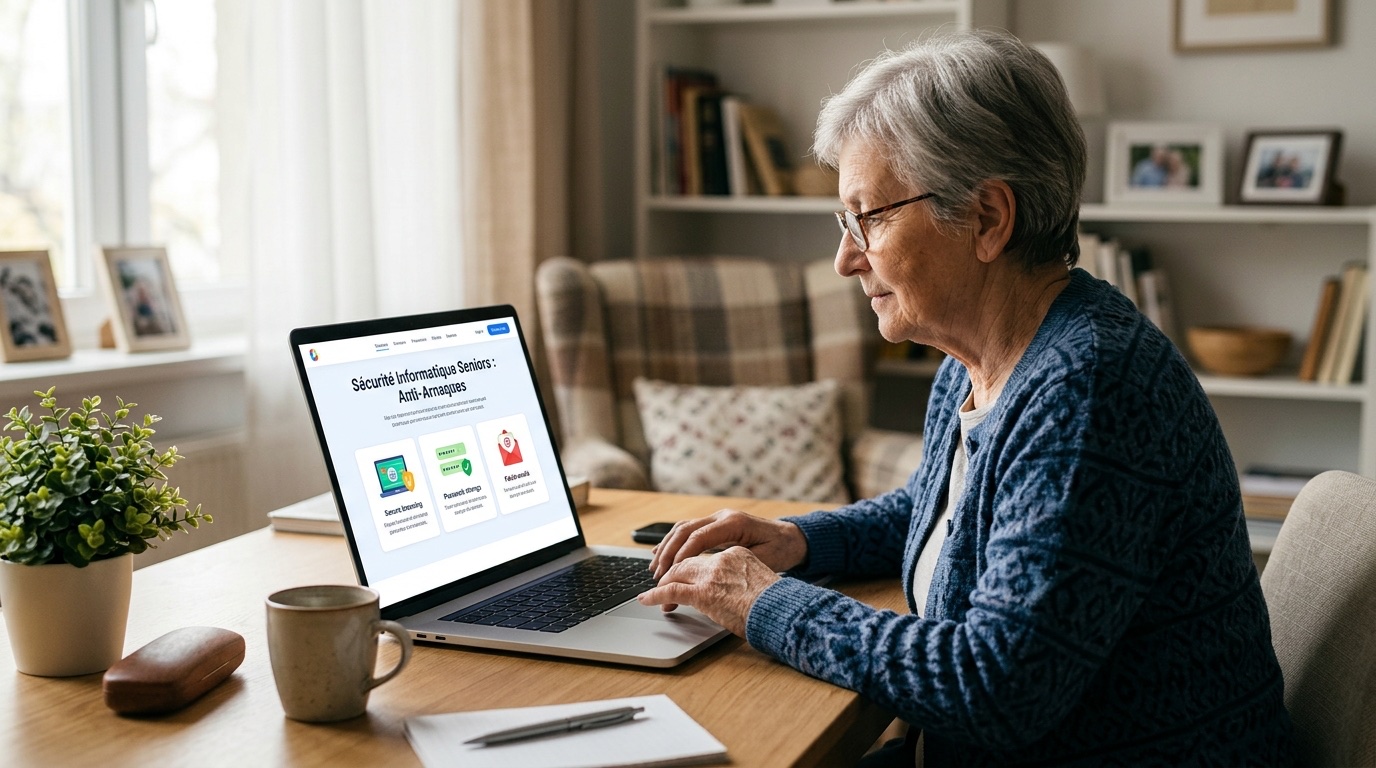Sécurité Informatique pour Seniors : Protégez-vous des Arnaques en Ligne