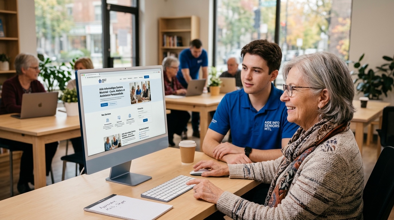 Aide Informatique Seniors Montréal
