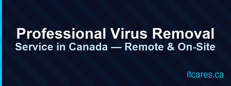 Professional Virus Removal Service in Canada — Remote & On-Site