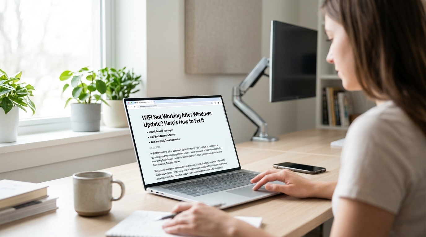 WiFi Not Working After Windows Update? Here's How to Fix It [2026]