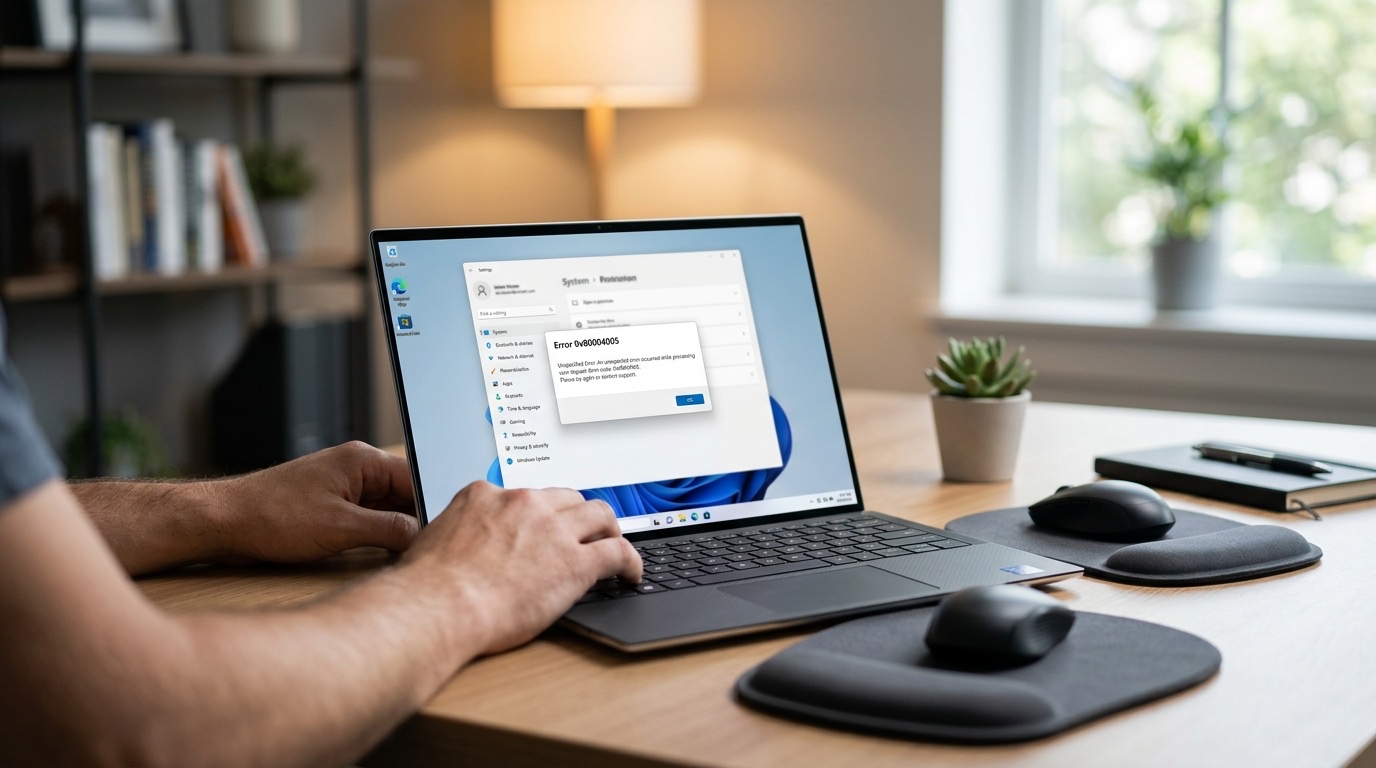 How to Fix Windows Error 0x80004005 — Unspecified Error [2026]
