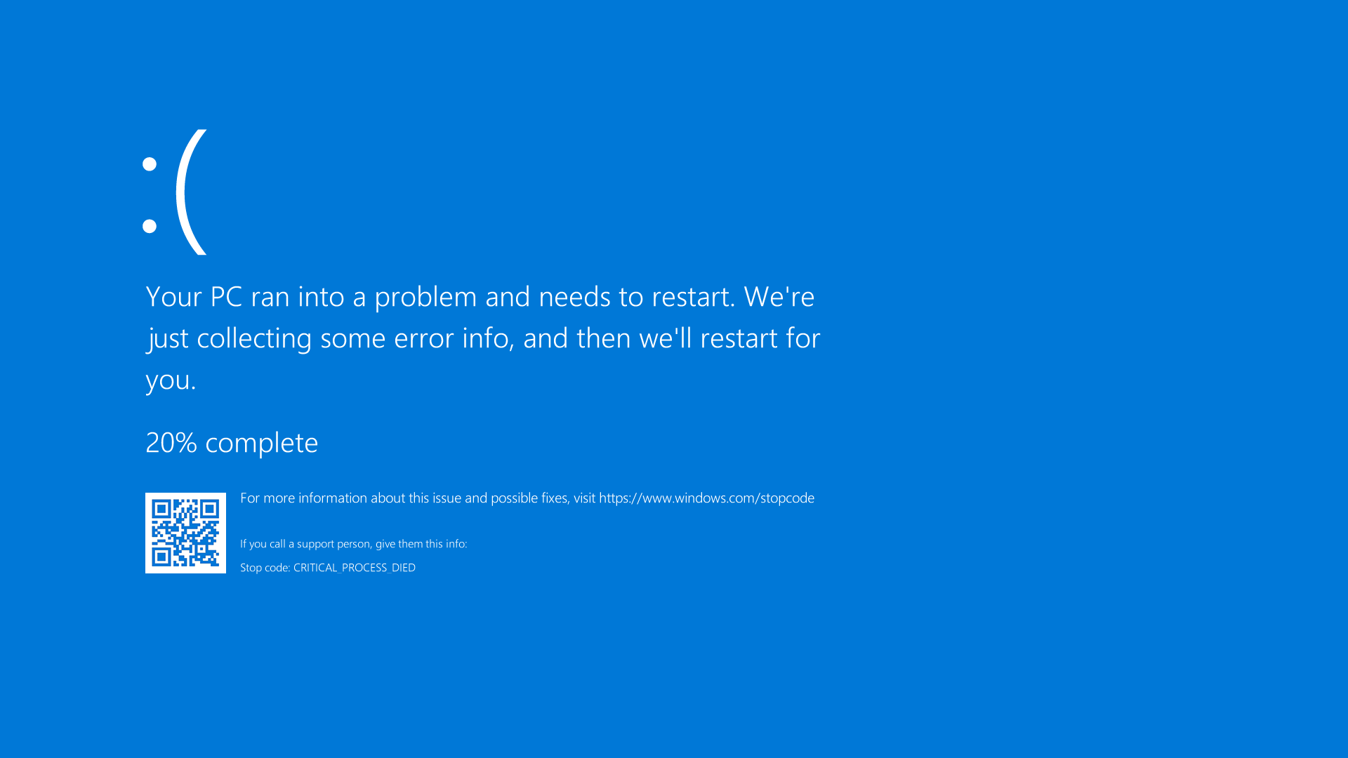 Écran bleu Windows (BSOD) diagnostiqué par IT Cares