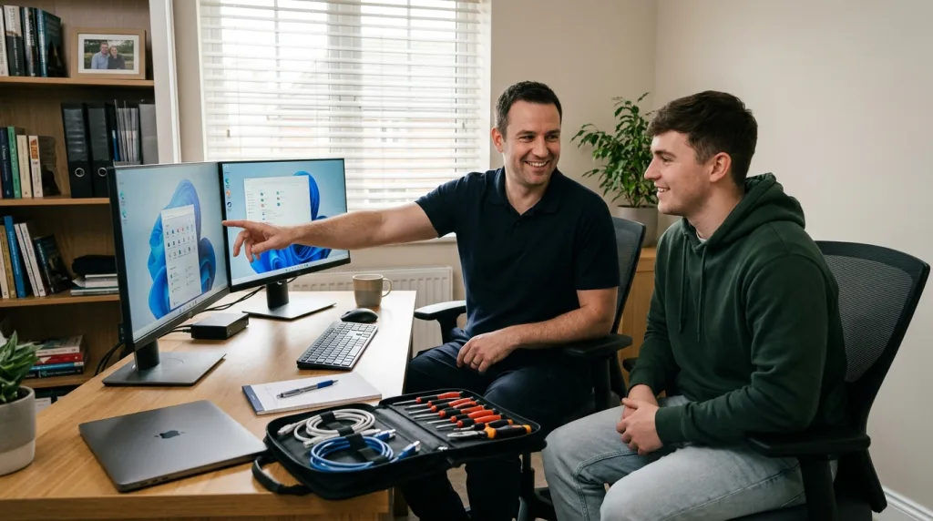 Dépannage Informatique L'Île-Perrot — IT Cares certified technician