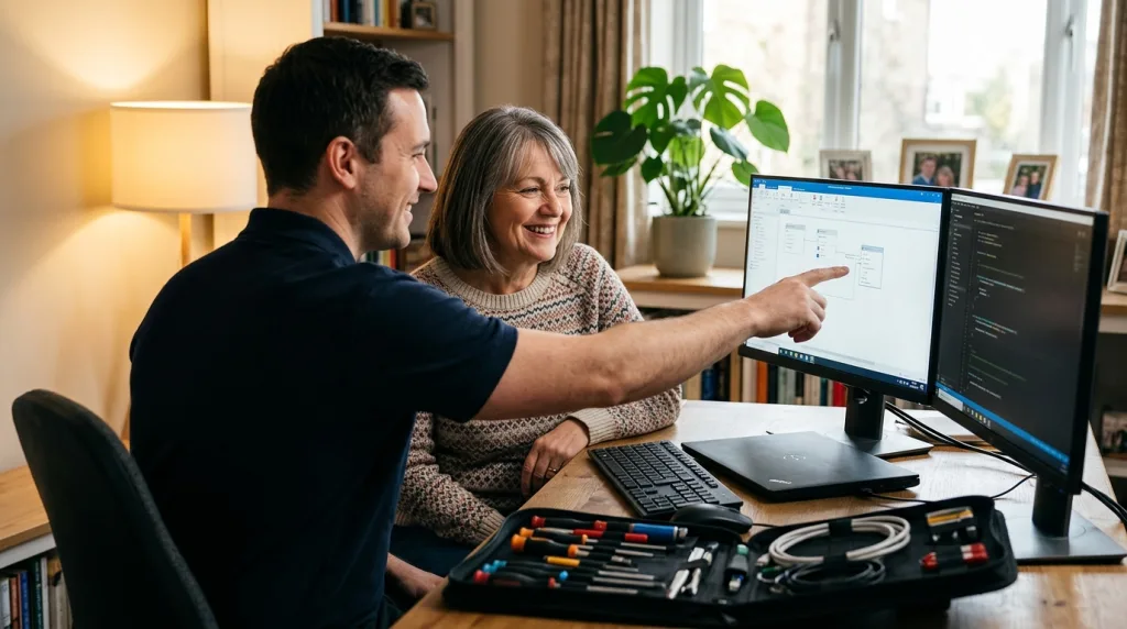 Dépannage Informatique Montréal-Nord — IT Cares certified technician