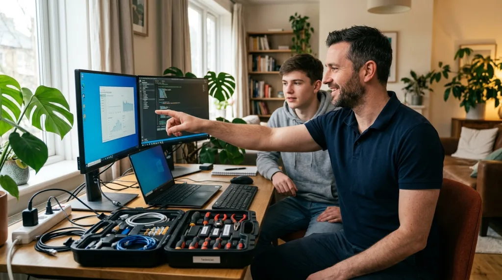 Dépannage Informatique Rivière-des-Prairies — IT Cares certified technician