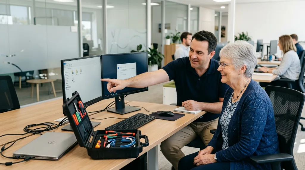 Dépannage Informatique Saint-Basile-le-Grand — IT Cares certified technician