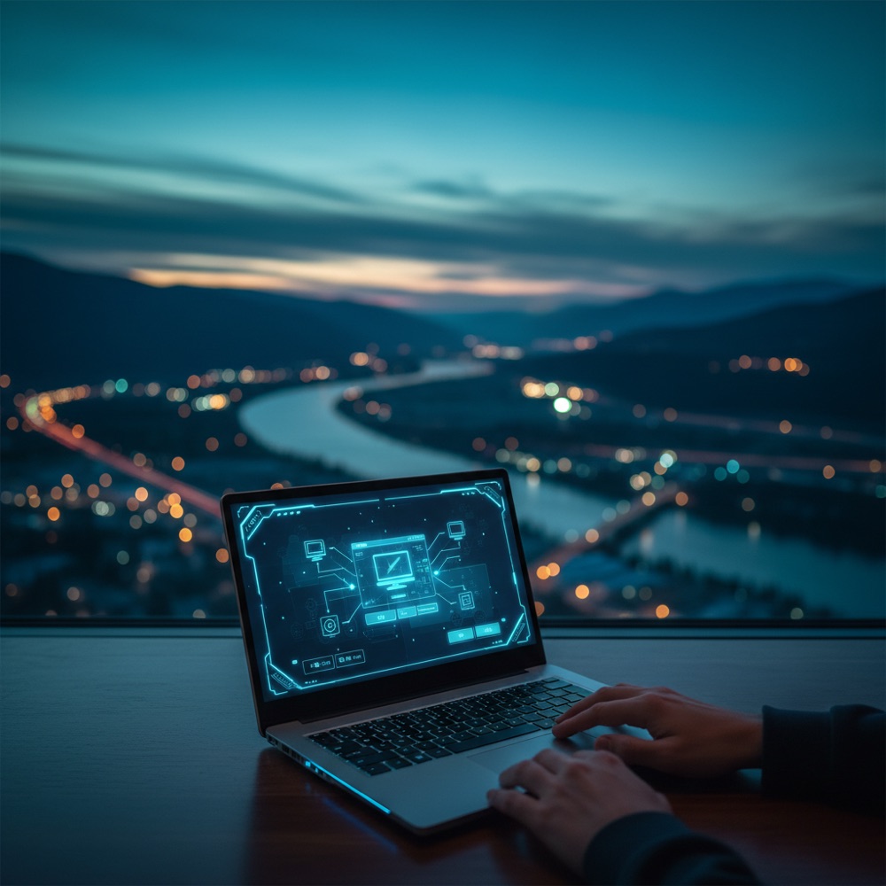 Remote computer repair Kamloops — IT Cares technician connecting to a client PC