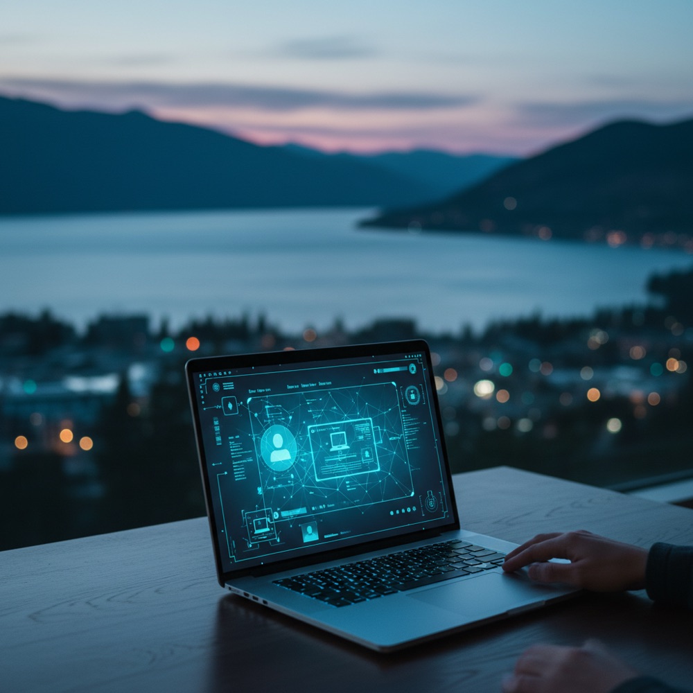 Remote computer repair Kelowna — IT Cares technician connecting to a client PC