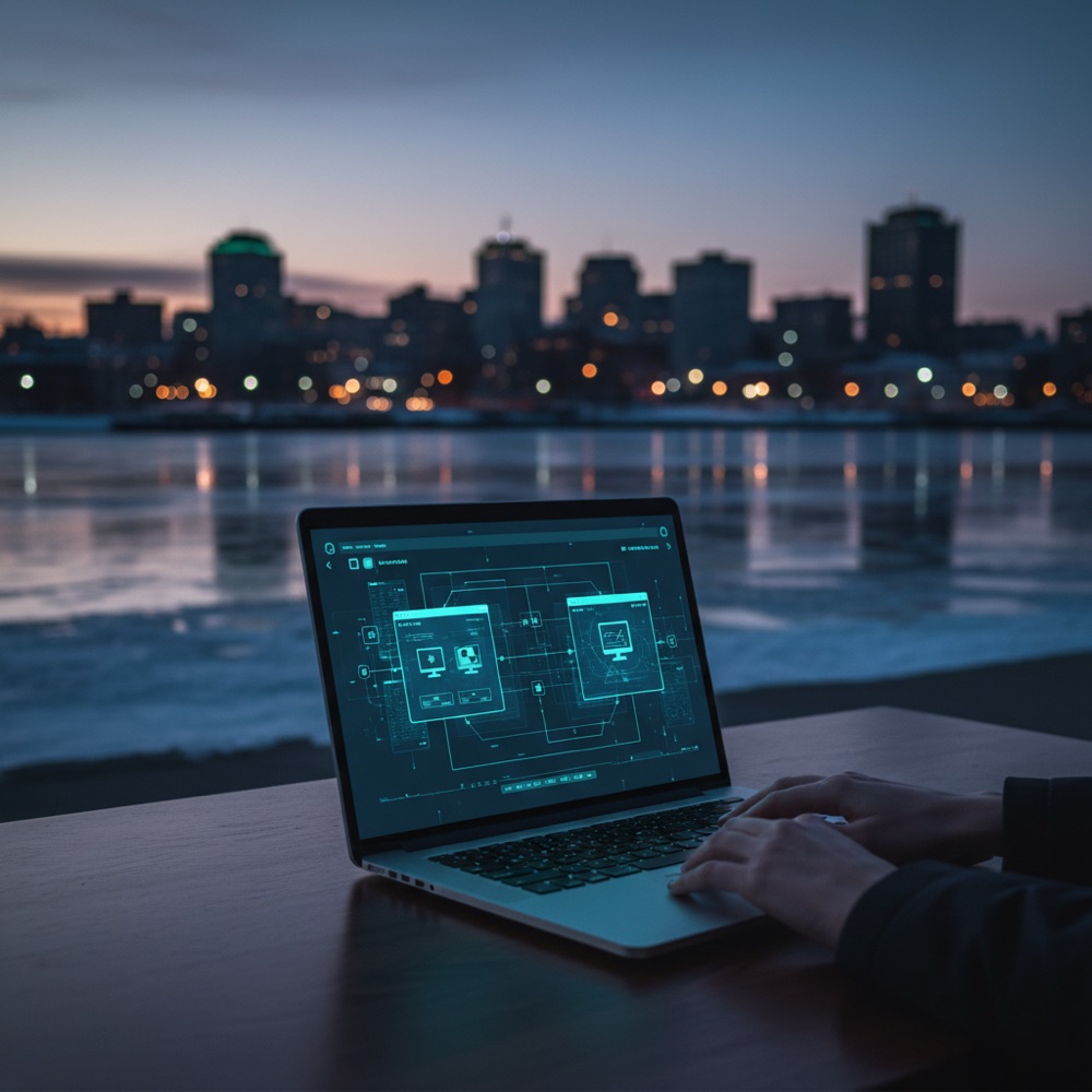 Remote computer repair Mount Pearl — IT Cares technician connecting to a client PC