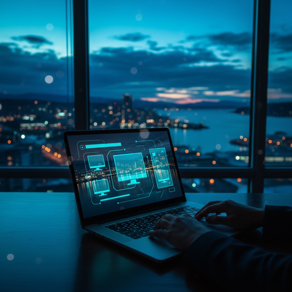 Remote computer repair Nanaimo — IT Cares technician connecting to a client PC