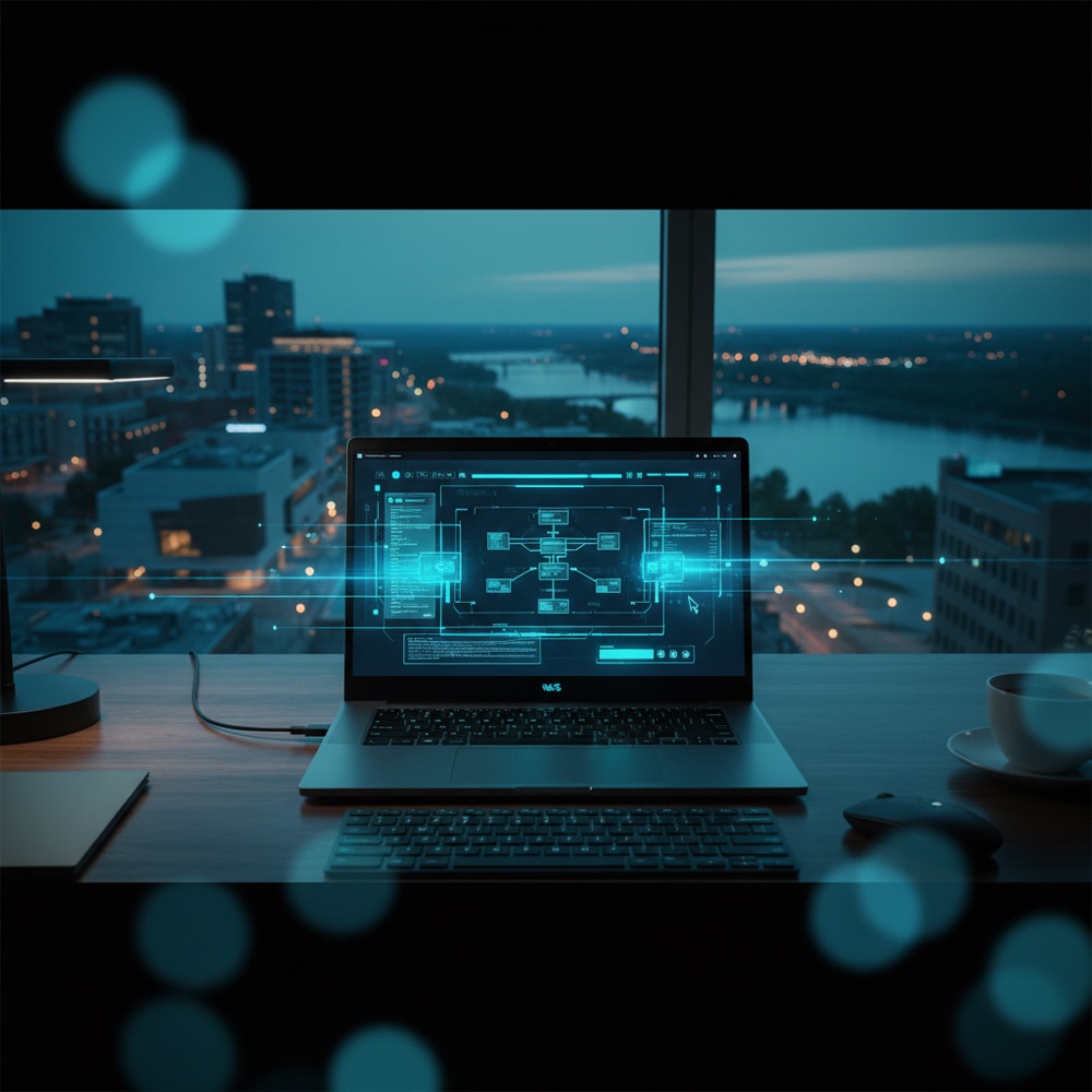 Remote computer repair Saskatoon — IT Cares technician connecting to a client PC