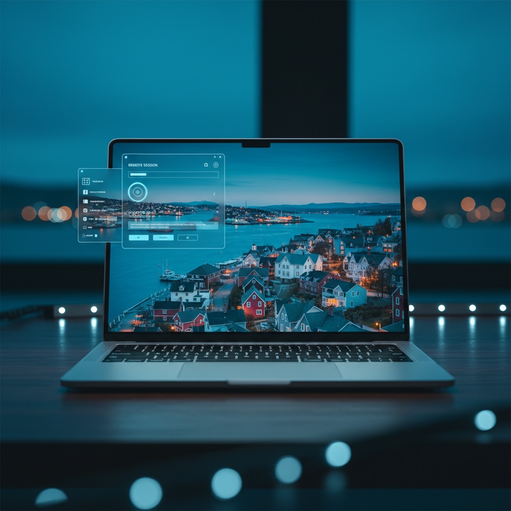 Remote computer repair St Johns Newfoundland — IT Cares technician connecting to a client PC
