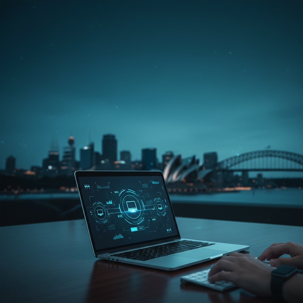Remote computer repair Sydney — IT Cares technician connecting to a client PC