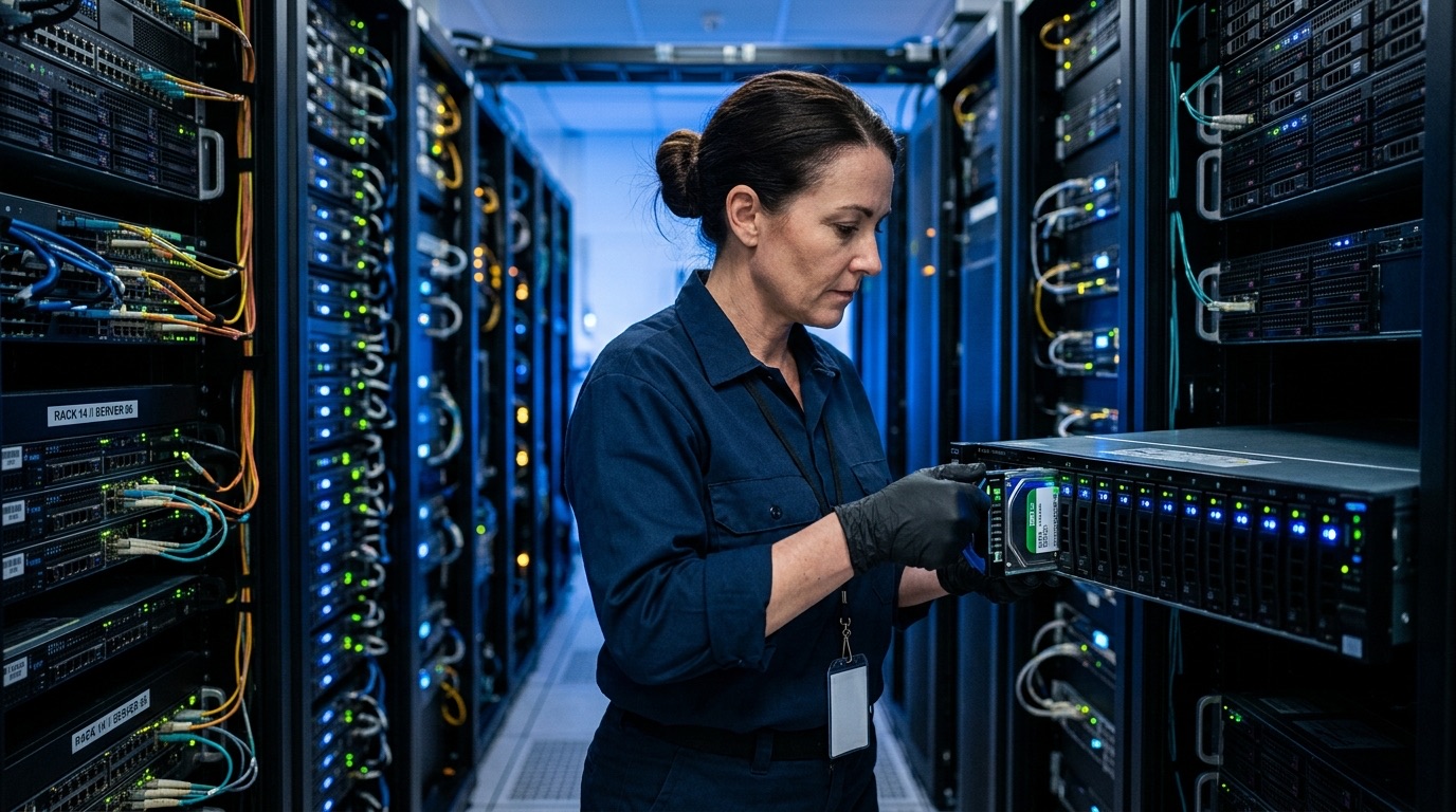 Récupération de données serveur et NAS d'entreprise — IT Cares Montréal